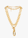 Chunky Metal Curb Chain Necklace