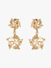 Metallic Floral Cascade Earrings