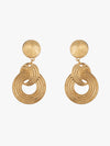 Regal Gold Tone Earrings