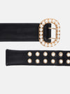 Eyelet Decor Embellished Belt