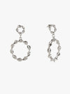 Shining Metallic Hoop Earrings