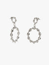 Shining Metallic Hoop Earrings