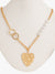 Heart Detailed Pearl Necklace