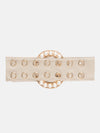 Eyelet Decor Embellished Belt