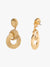 Regal Gold Tone Earrings