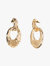 Gold Pendant Earrings