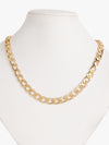 Understated Gold Elegance Lock Chain