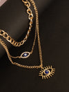 Evil Eye 3 Layered Necklace