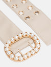 Eyelet Decor Embellished Belt