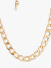 Understated Gold Elegance Lock Chain