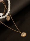 Pearl Necklace With Gilded Charms