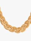 Gold Braided Necklace