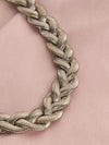 Silver Braided Necklace