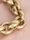 Gold Intertwined Chain Necklace