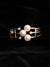 Golden Opulence With Pearls Bracelet