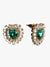 Miniature Green Gem Earrings