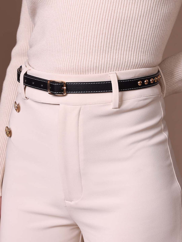 Kazo Grace Thin Studded Belt