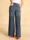 Wide Leg Jeans With Rips