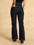 Fit And Flare Jeans With Button Fly