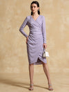 Lavender Midi Dress