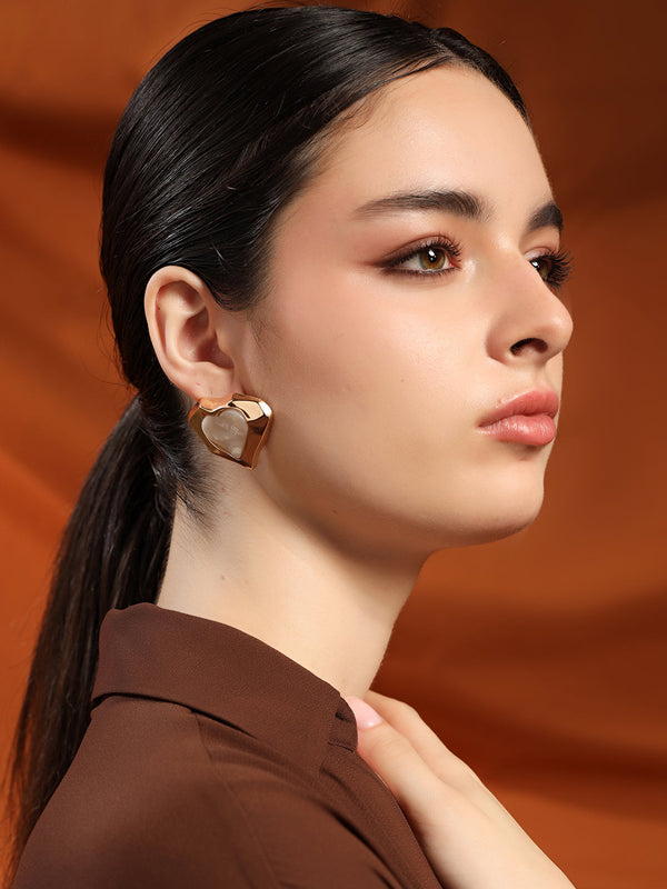 Puff Love Stud Earrings