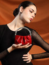 Kazo Rhinestone Mini City Glaze Clutch