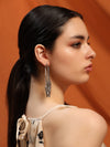 Wind Leaf Tassel Earrings