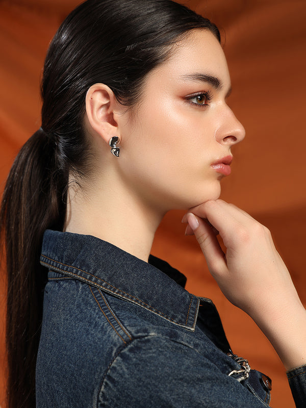 Twist And Turn Stud Earrings