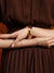 Chrome Wave Bangle Bracelet