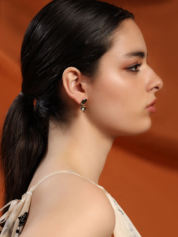 Twist And Turn Stud Earrings