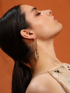 Wind Leaf Tassel Earrings