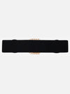 Statement Pearl Buckle Broad Belt