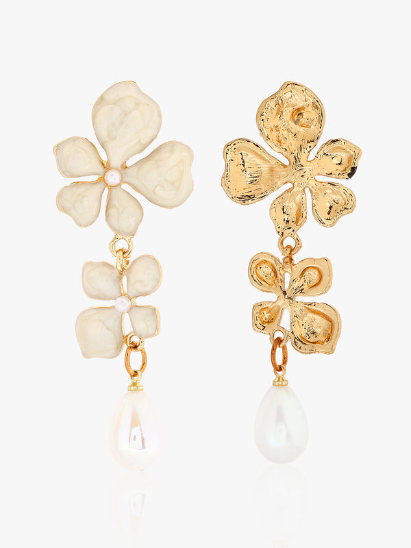 Lush Bloom Drop Earrings