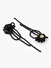 Midnight Bloom Drop Earrings