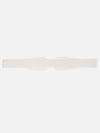 Interlock Buckle Faux Leather Belt