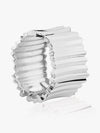 Silver Crest Cuff Bracelet