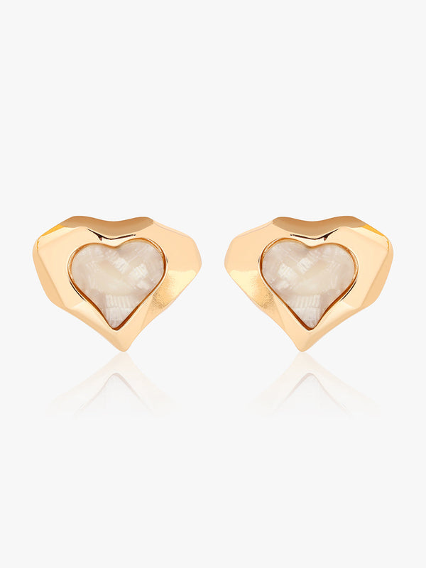 Puff Love Stud Earrings