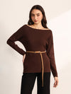 Mulled Winter Top With Belt