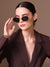 Round Haze Metal Sunglasses