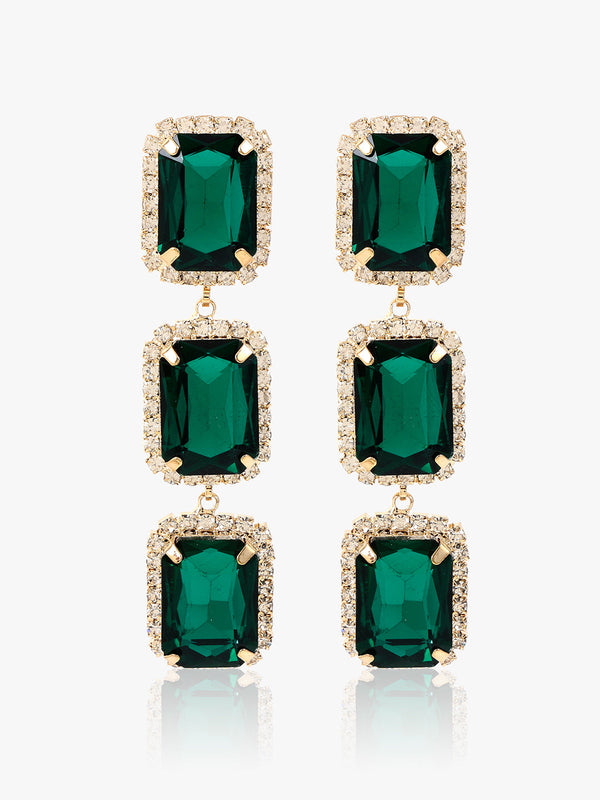 Emerald Royale Drop Earrings