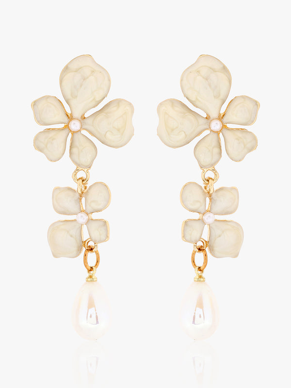 Lush Bloom Drop Earrings