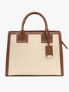 Kazo Raffia Satchel