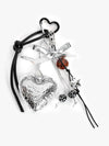 Mirel Heart Bag Charm
