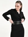 Braided Broad Elasticated Belt