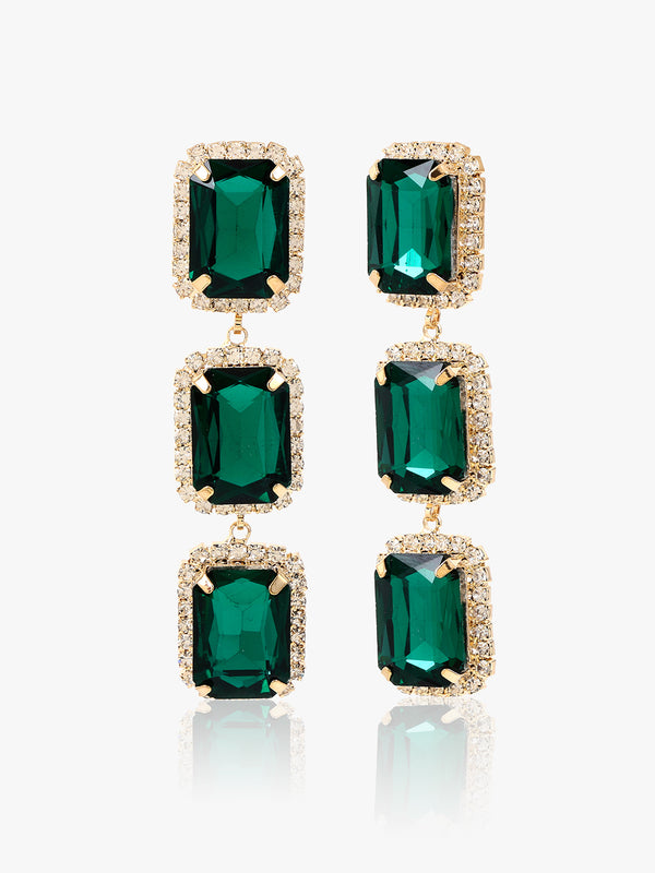 Emerald Royale Drop Earrings