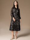 Jodie Midi Dress W/ Belt