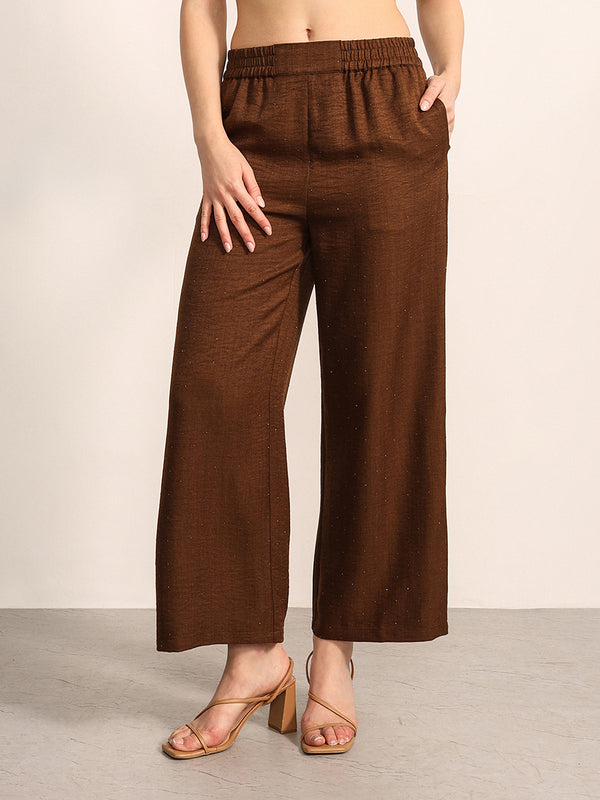 Caramel Pull On Pants