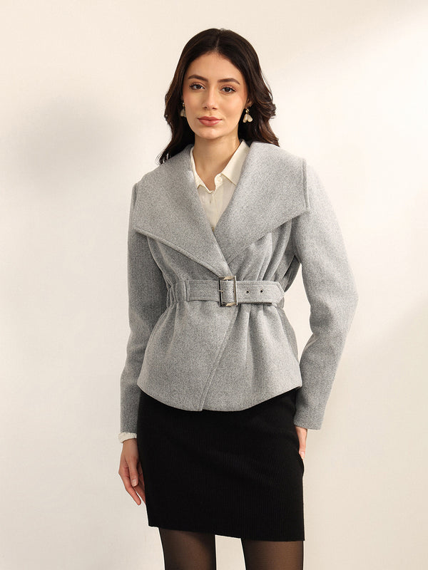 Dove Peplum Jacket