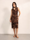 Marianne Maxi Dress With Stole