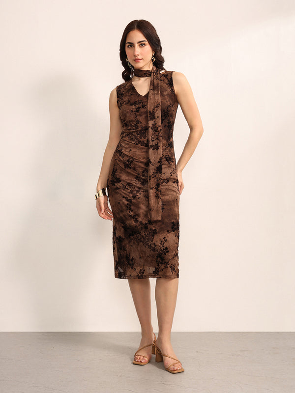 Marianne Maxi Dress With Stole